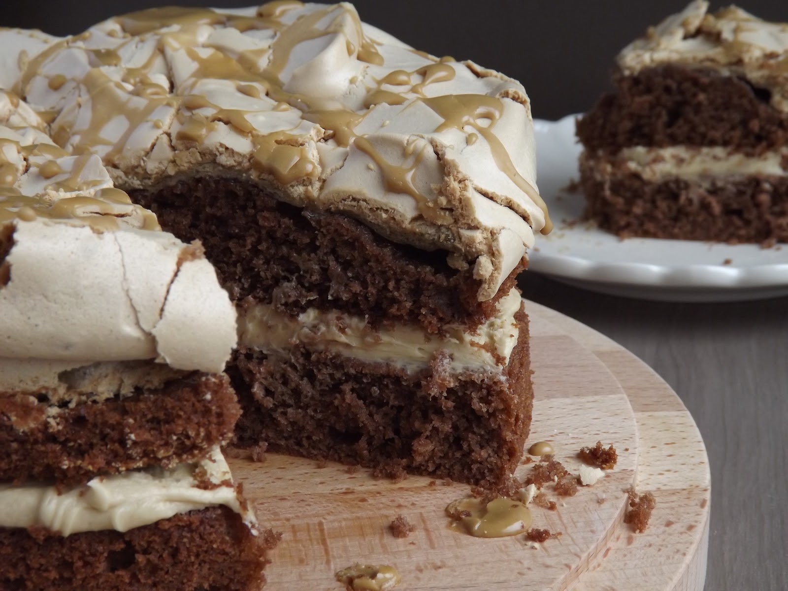 Mocha Hazelnut Torte Cake Recipe — Dishmaps